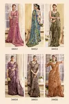 Himaya By Vallabhi Printed Chiffon Surat Daily Wear Saree Wholesale Market